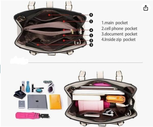 FMARI Top Handle Bag "Aurelle" - Image 6